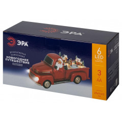 Рождественская композиция Новогоднее путешествие мультиколор, 3хАА, 25х12х17 см EFIS-S01