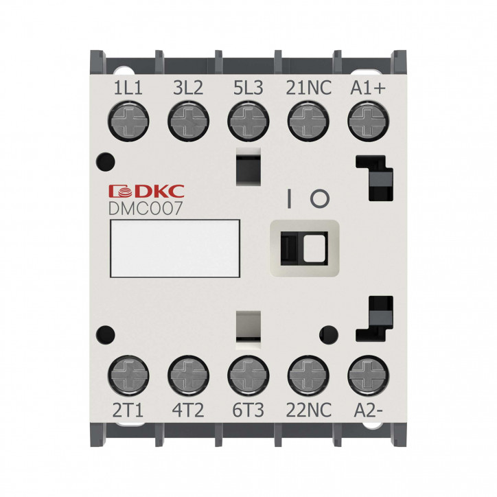 Миниконтактор YON DMC007 7A 3кВт AC3 3P кат. 220В AC 1НО Миниконтактор YON DMC007 7A 3кВт AC3 3P кат. 220В AC 1НО