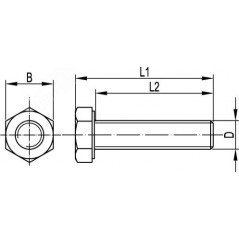Болт шестигранный М6х12 (200шт)