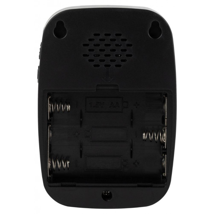 Звонок дверной беспроводной на батарейках 38 мелодий 180м IP20 с регулятором громкости и световой индикацией черный 3АА/А23 C88 Звонок дверной беспроводной на батарейках 38 мелодий 180м IP20 с регулятором громкости и световой индикацией черный 3АА/А23 C88