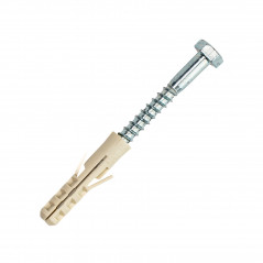 Шуруп по дереву 8х70 с дюбелем NAT 10 (2 шт)