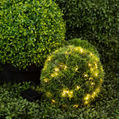 Гирлянда садовая ERASF22-18 Нить на солнечной батарее теплый свет 21,9 м