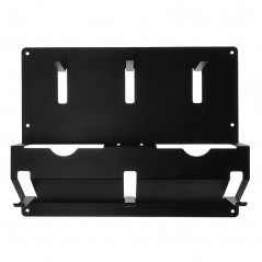 Держатель для угловых шлифмашинок и отрезных дисков, настенный, с крючками, черный