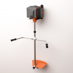 Держатель для хранения садового триммера, черный