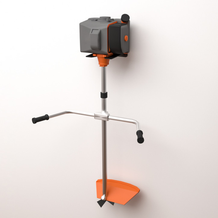 Держатель для хранения садового триммера, черный