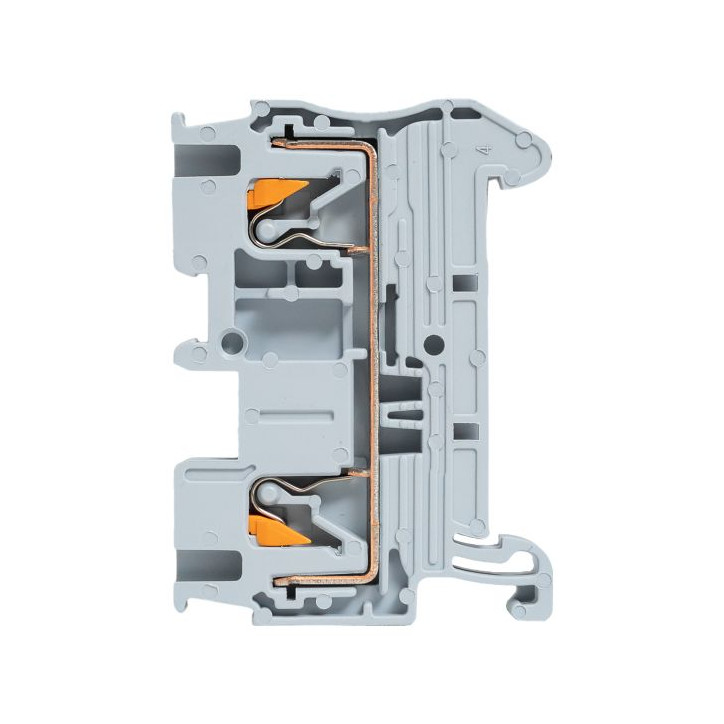 Клеммная колодка пружинная 2,5 Push-in серая Клеммная колодка пружинная 2,5 Push-in серая