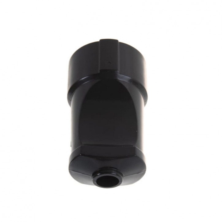 Гнездо штепсельное с заземлением черное 16А 250В