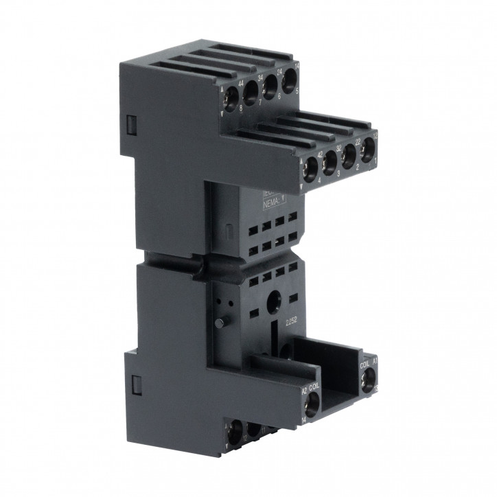 Колодка с винтовыми клеммами для реле на 4 группы: IR-24DC/220DC/230AC-4CO