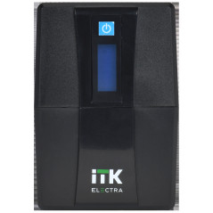 ITK ELECTRA ET ИБП Линейно-интерактивный 600ВА/360Вт однофазный с LCD дисплеем с АКБ 1х7AH USB порт