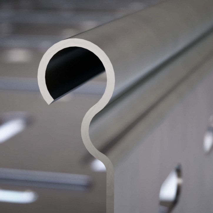 Лоток перфорированный 100х100х2000 горячеоцинкованный