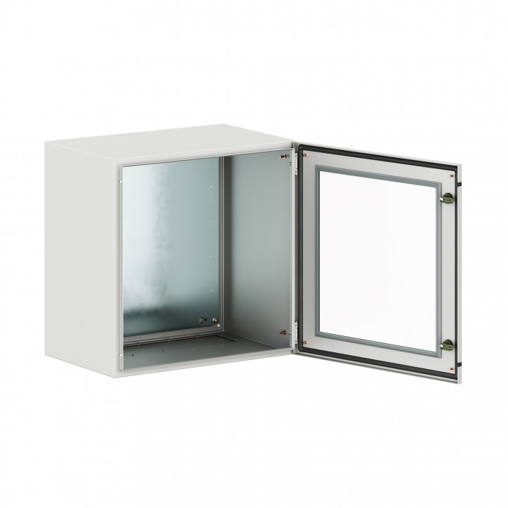 Корпус навесной уличный ST Outdoor с М/П с прозрачной дверью ВxШxГ 600x600x400 мм, IP66 Корпус навесной уличный ST Outdoor с М/П с прозрачной дверью ВxШxГ 600x600x400 мм, IP66