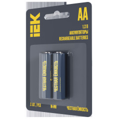 Аккумулятор GREEN Ni-MH AA 2700мАч (2шт/блистер) IEK