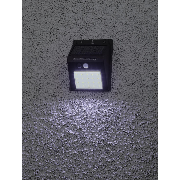 Фасадный светильник с датчиком движения, на солнечной батарее, 20LED, 60 Лм ERAFS064-04 Фасадный светильник с датчиком движения, на солнечной батарее, 20LED, 60 Лм ERAFS064-04