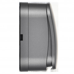 GLORY Выключатель 1-клавишный для открытой установки 10А ВС20-1-0-ХСм сталь матовый IEK