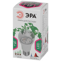 Лампа светодиодная лампа для рассады тип А60, 14 Вт, 220-240V FITO-12W-RB-E27-K