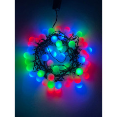 Гирлянда LED Нить Шарики d18мм, 5 м мультиколор, 220V ENIN - 18BM