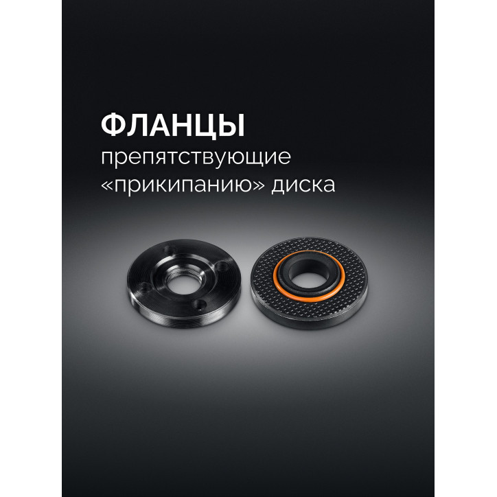 УШМ c регулировкой оборотов d 125 мм, 1100 Вт