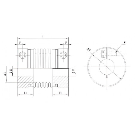 Муфта соединительная BC16-C (d-6 мм) TECHNIX