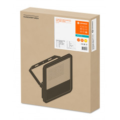 Прожектор светодиодный асимметричный ДО-72Вт 3000К 9200м IP66 чёрный