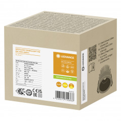 Светильник светодиодный ДВО-8Вт 3000K 8(6/4)Вт 680(80/50 процентов )лм IP44 CRI90 управляемый антибл