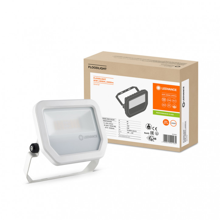 Прожектор светодиодный ДО-20Вт 4000К 2400Лм IP65 чёрный Прожектор светодиодный ДО-20Вт 4000К 2400Лм IP65 чёрный