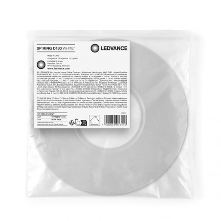 Монтажное кольцо для уменьшения монтажного отверстия d 180 белое