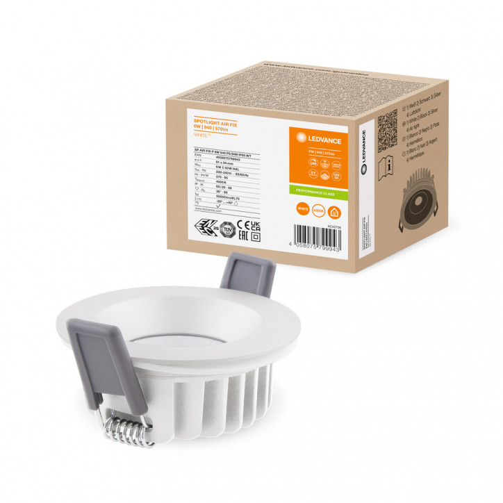 Светильник светодиодный ДВО-6Вт 4000K 6(4)Вт 570(80 процентов )лм IP65/20 CRI90 управляемый низкопро