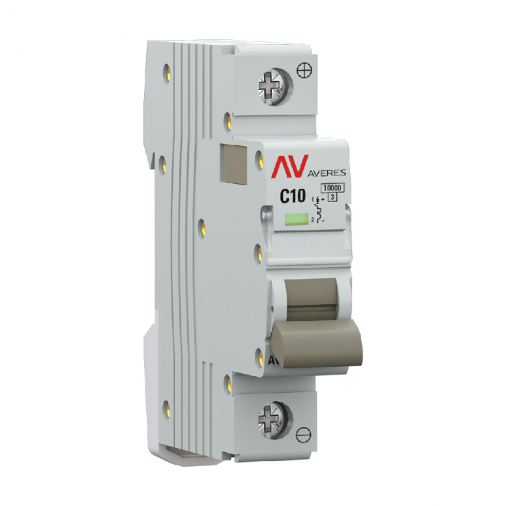 Выключатель автоматический AV-10 DC 1P 10A (C) 10kA EKF AVERES