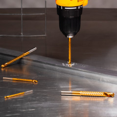 Сверло-фреза по металлу 5 мм, HSS, титан, цилиндрический хвостовик