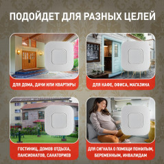 Звонок BIONIC White беспроводной (10/60/480)