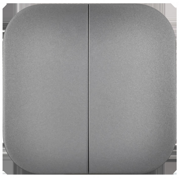 GLORY Выключатель 2-клавишный для открытой установки 10А ВС20-2-0-ХСм сталь матовый IEK GLORY Выключатель 2-клавишный для открытой установки 10А ВС20-2-0-ХСм сталь матовый IEK