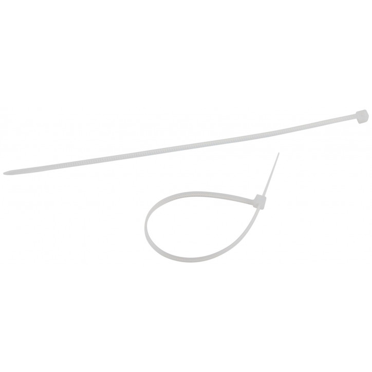 Стяжка кабельная нейлоновая (хомут) 2.5 х 150 мм белая (100 шт/уп) Simple NO-224-187 Стяжка кабельная нейлоновая (хомут) 2.5 х 150 мм белая (100 шт/уп) Simple NO-224-187