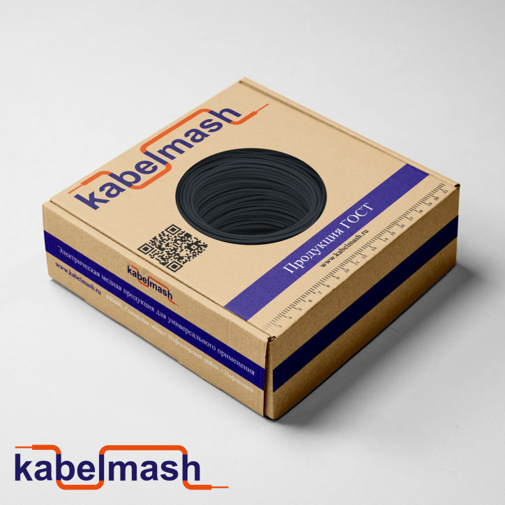 Провод силовой в коробке ПуГВ 1х2.5 черный (100м) многопроволочный Провод силовой в коробке ПуГВ 1х2.5 черный (100м) многопроволочный