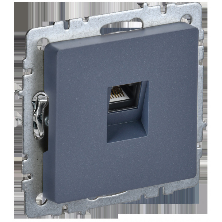 BRITE Розетка компьютерная RJ45 кат.5E РК10-БрМ маренго BRITE Розетка компьютерная RJ45 кат.5E РК10-БрМ маренго