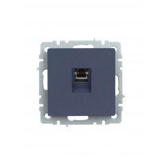 BRITE Розетка компьютерная RJ45 кат.5E РК10-БрМ маренго