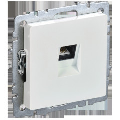 BRITE Розетка компьютерная RJ45 кат.5E РК10-БрЖ жемчуг