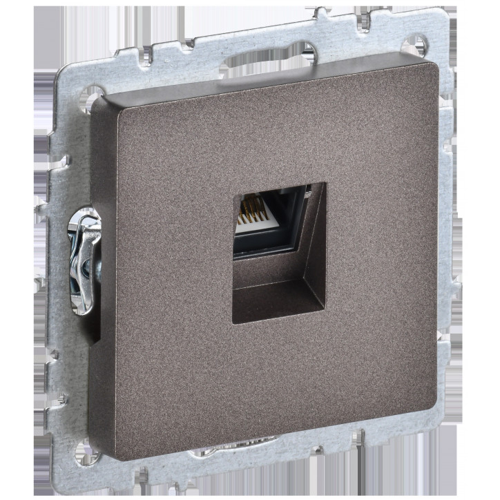 BRITE Розетка компьютерная RJ45 кат.5E РК10-БрТБ темная бронза BRITE Розетка компьютерная RJ45 кат.5E РК10-БрТБ темная бронза