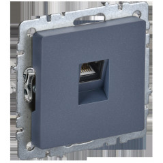 BRITE Розетка компьютерная RJ45 кат.6 РК11-БрМ маренго IEK