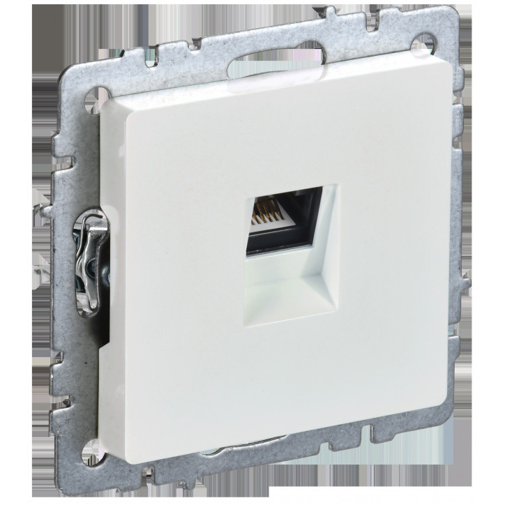 BRITE Розетка компьютерная RJ45 кат.6 РК11-БрЖ жемчуг IEK BRITE Розетка компьютерная RJ45 кат.6 РК11-БрЖ жемчуг IEK