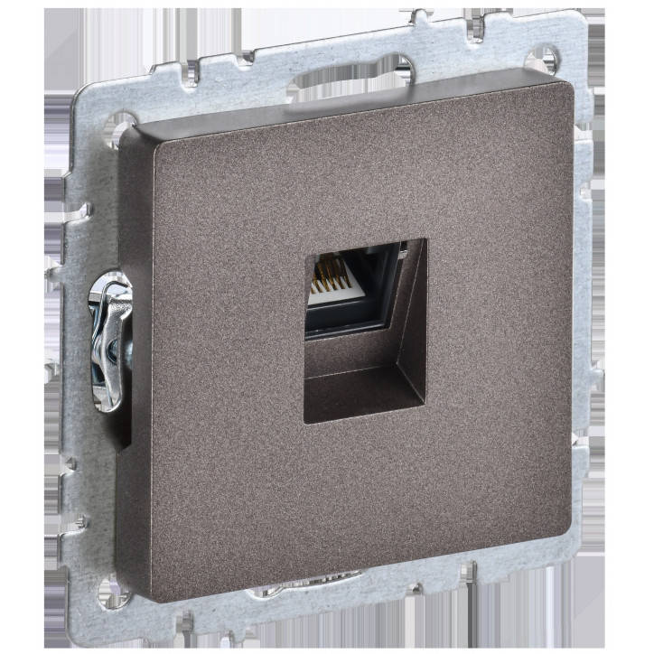 BRITE Розетка компьютерная RJ45 кат.6 РК11-БрТБ темная бронза IEK BRITE Розетка компьютерная RJ45 кат.6 РК11-БрТБ темная бронза IEK