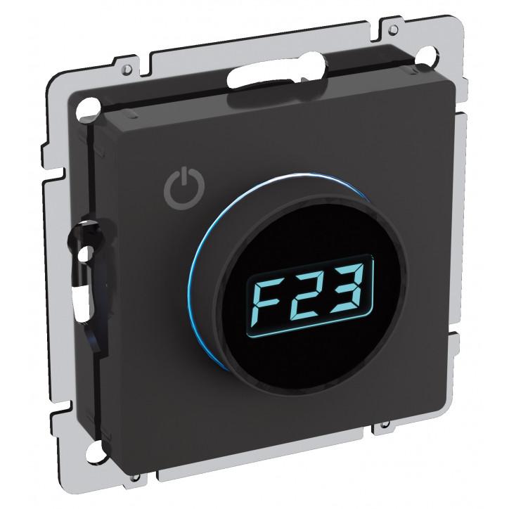 BRITE Термостат электронный с индикацией ТС10-1-БрЧ черный IEK BRITE Термостат электронный с индикацией ТС10-1-БрЧ черный IEK