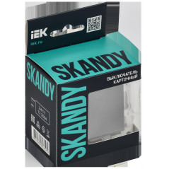 SKANDY Выключатель карточный 30А SK-V15Gr серый IEK