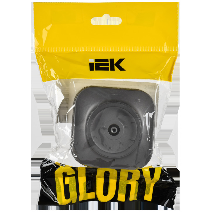 GLORY Розетка для открытой установки TV РТВ20-ХСм сталь матовый IEK GLORY Розетка для открытой установки TV РТВ20-ХСм сталь матовый IEK