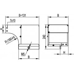 Угол CDSS 90 вертикальный внешний переходник левосторонний основание 200 H80 крепежные элементы и соединительные пластины