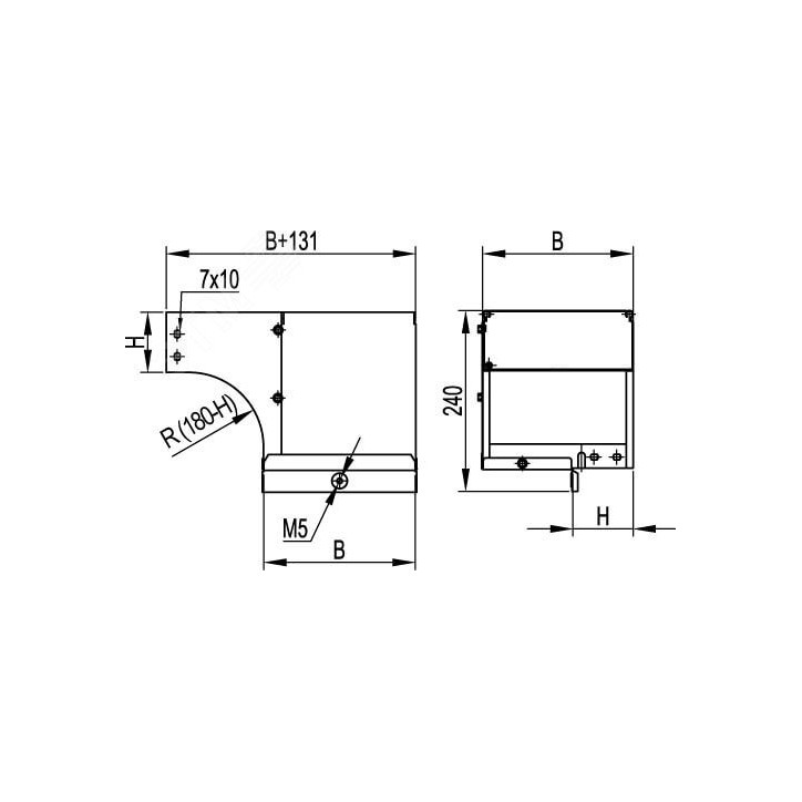 Угол CDSS 90 вертикальный внешний переходник левосторонний основание 200 H80 крепежные элементы и соединительные пластины