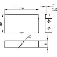 Заглушка ТС 50х50мм