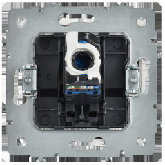 BRITE Розетка компьютерная RJ45 кат.5E РК10-БрАБ арктический белый IEK