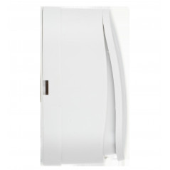 GLORY Выключатель 1-клавишный для открытой установки 10А ВС20-1-0-ХБм белый матовый IEK