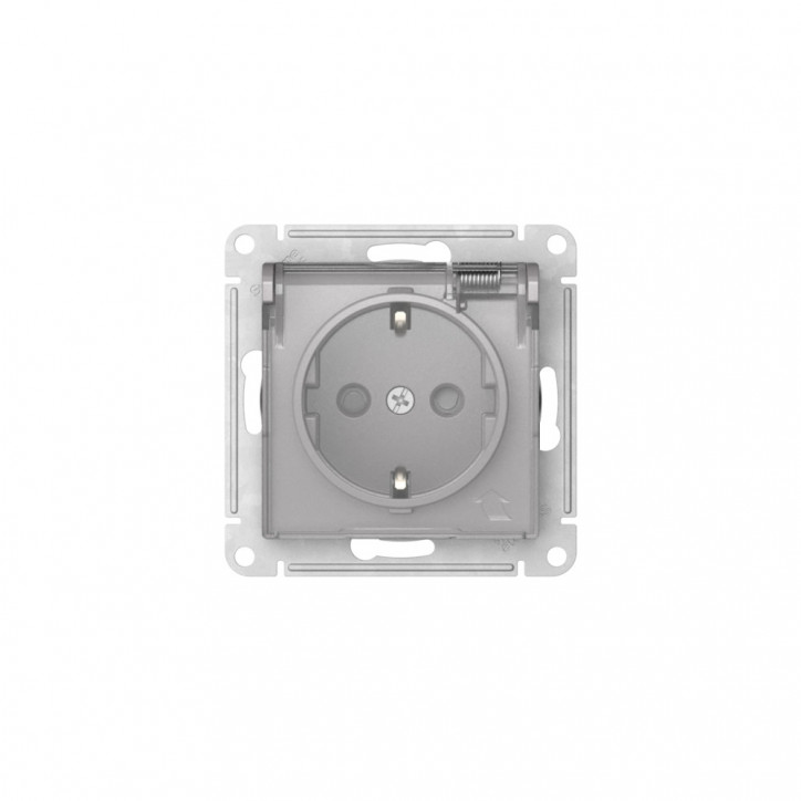 ATLASDESIGN AQUA РОЗЕТКА с заземлением со шторками с прозрачной крышкой, 16А,IP44, быстрозажимные клеммы,АЛЮМИН ATLASDESIGN AQUA РОЗЕТКА с заземлением со шторками с прозрачной крышкой, 16А,IP44, быстрозажимные клеммы,АЛЮМИН