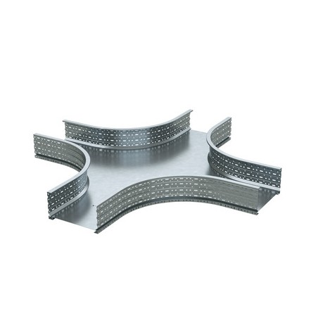 Ответвитель Х-образный листовой 80х300 цинк-ламельный